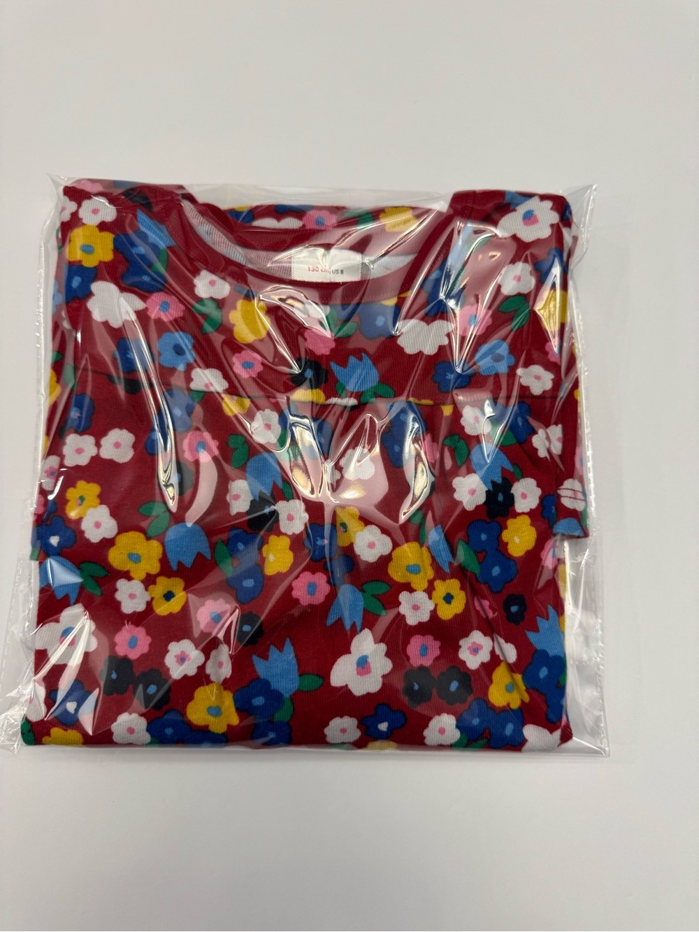 Hanna Andersson Girls 8 Red Floral Organic Cotton Long Sleeve Dress - Picture 11 of 11
